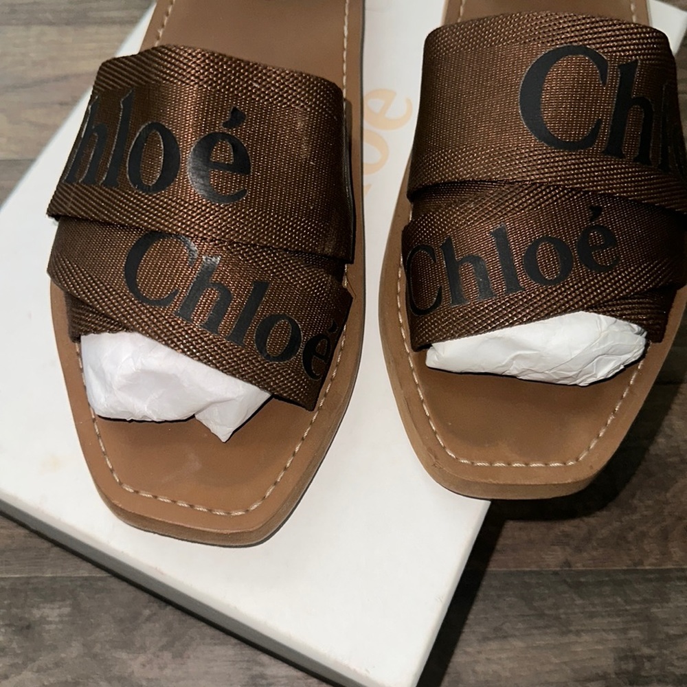 Chloe woody sandal
